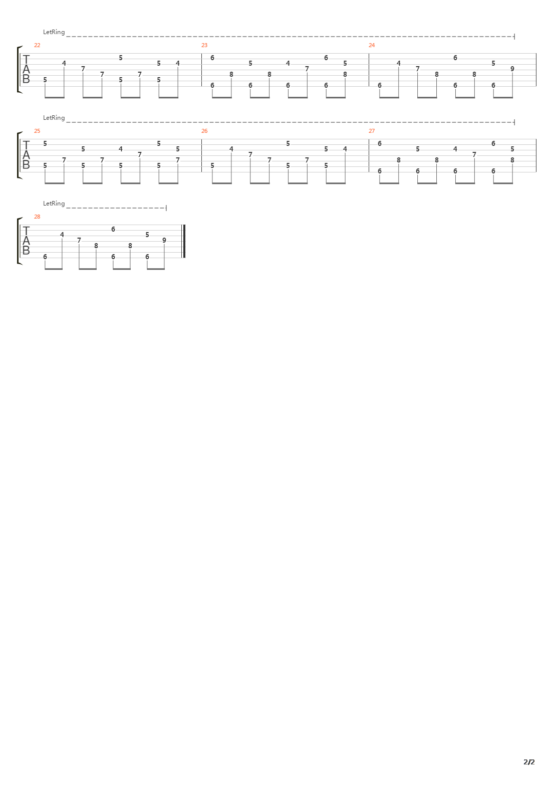 Zero吉他谱