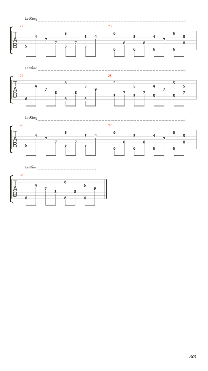 Zero吉他谱