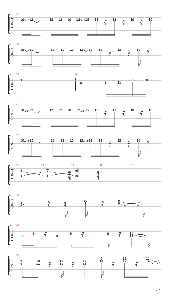 Orange吉他谱