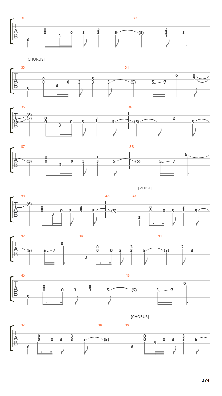 Long And Lost吉他谱