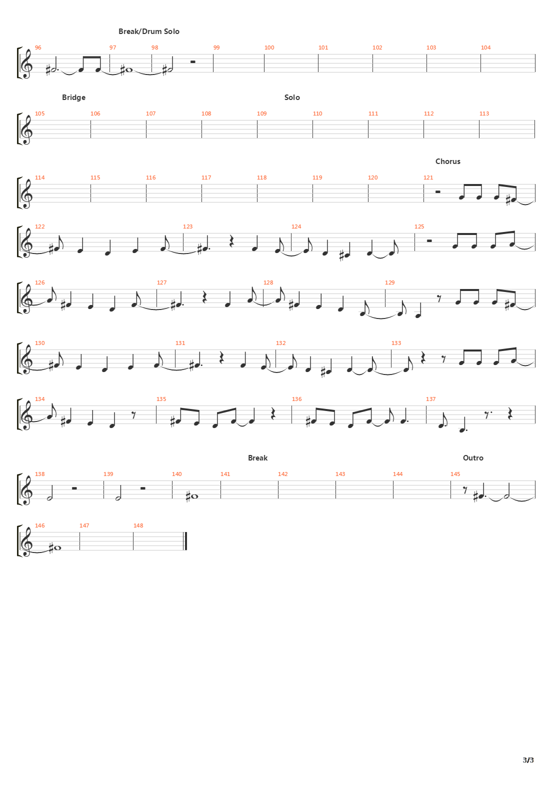 Rope吉他谱