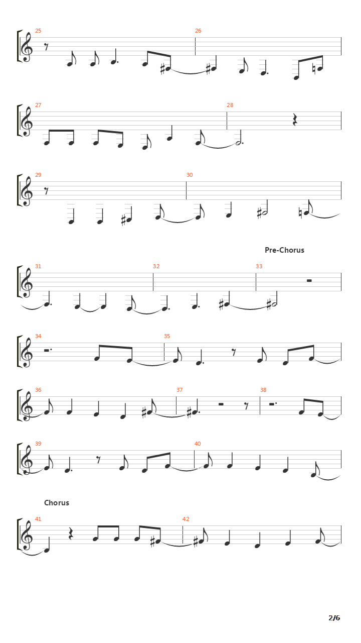 Rope吉他谱