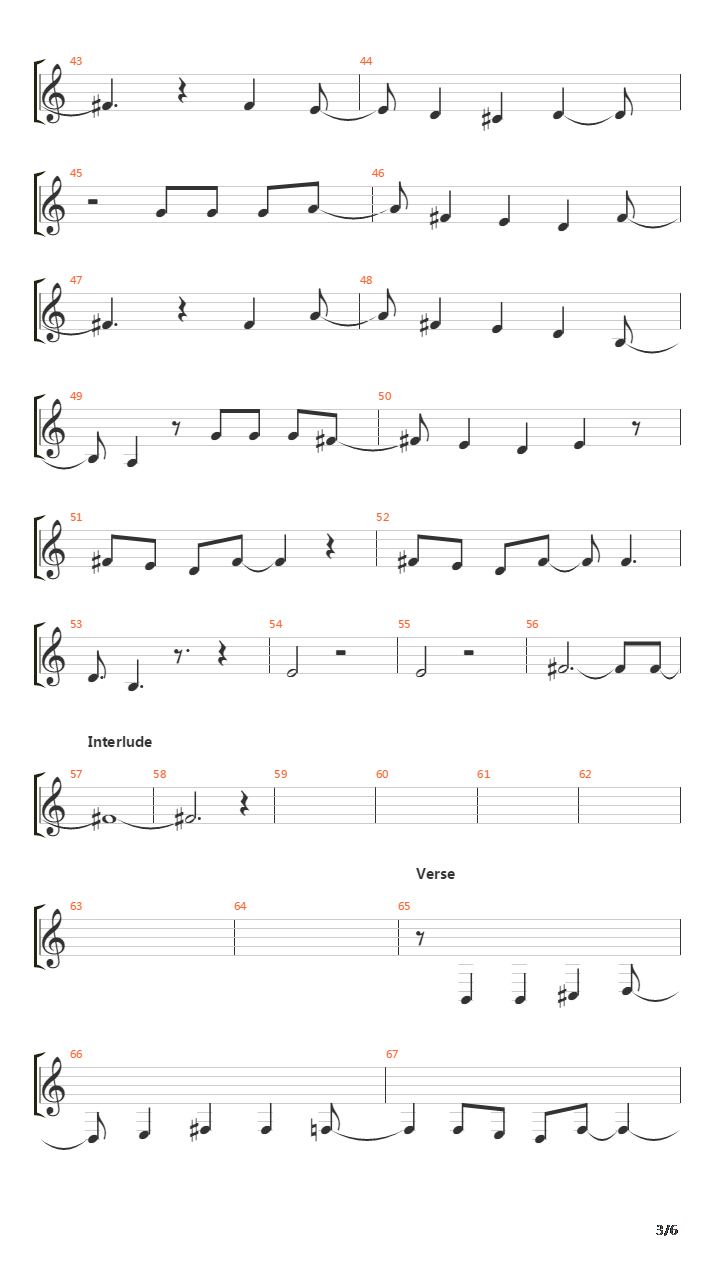 Rope吉他谱