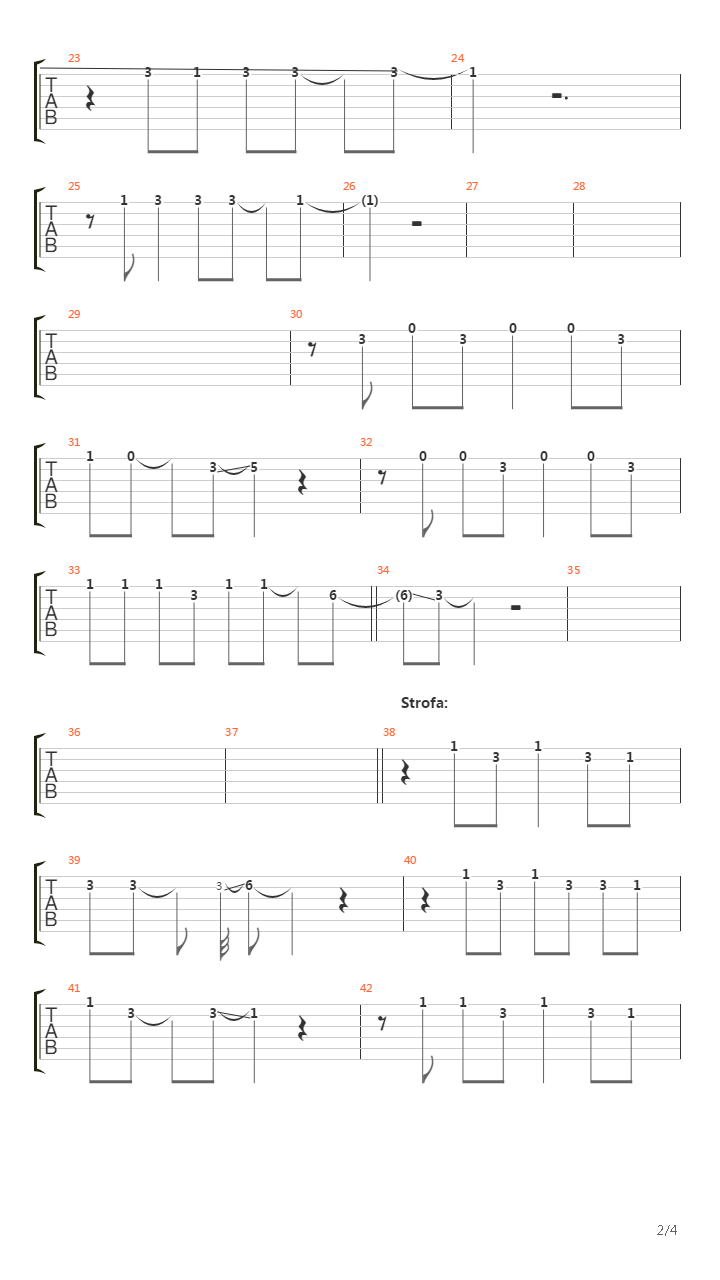 Stop Drop And Roll吉他谱