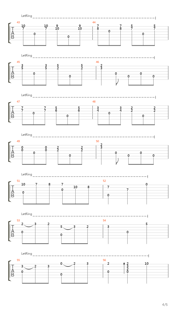 Canarios吉他谱