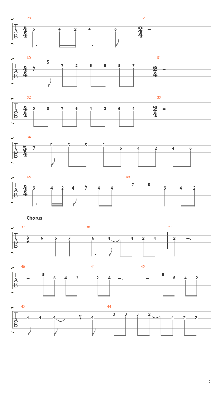 Delayed Reaction吉他谱