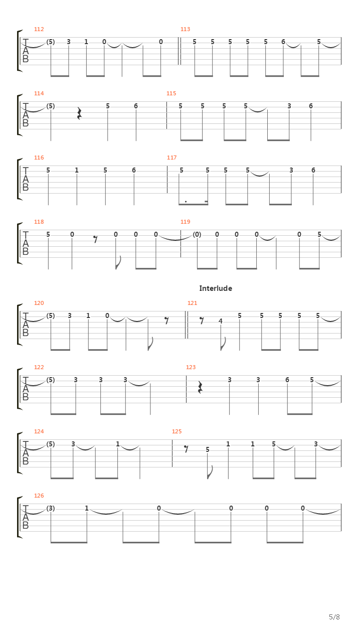 The Diary吉他谱