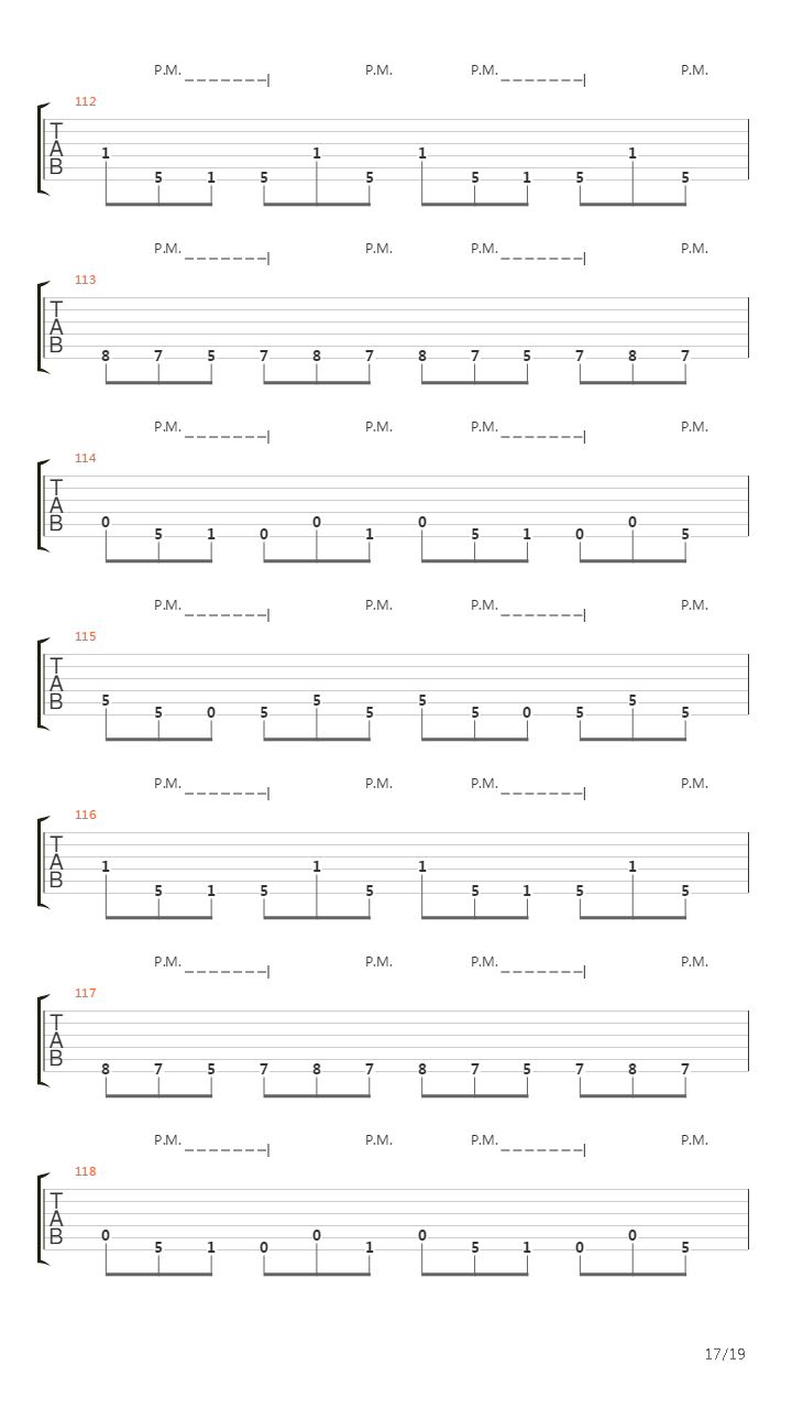 Laid To Rest吉他谱