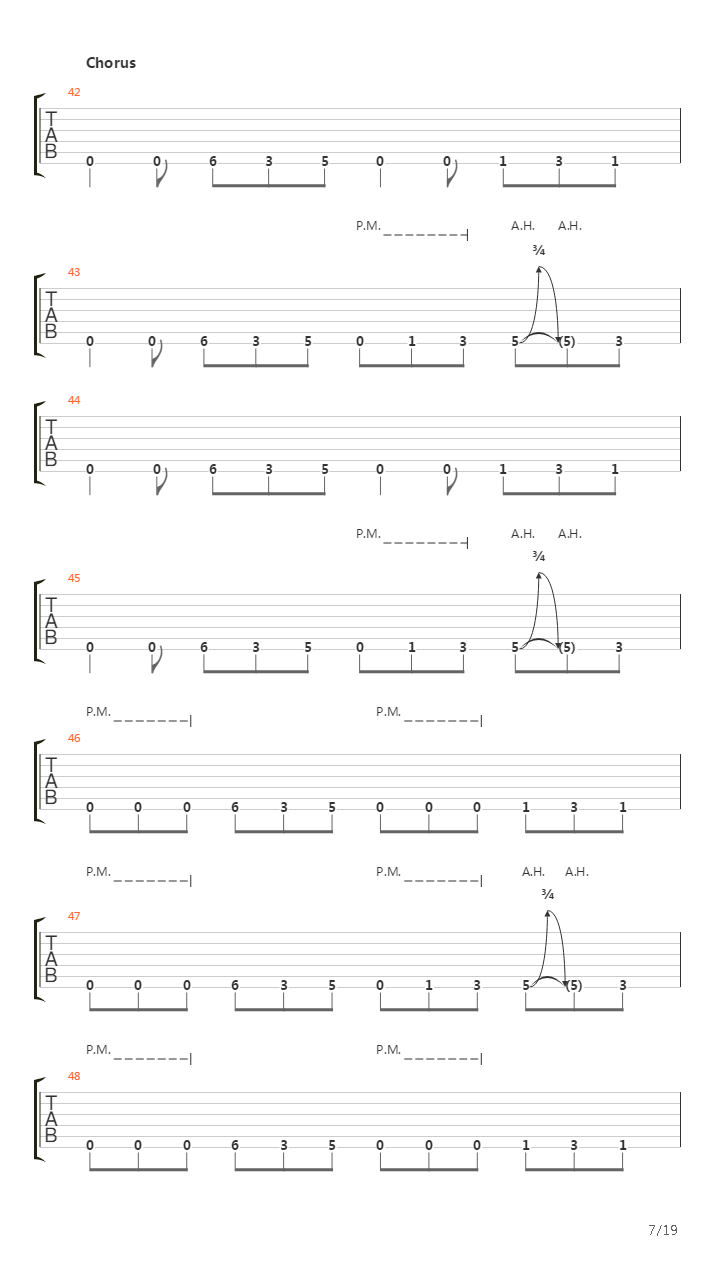 Laid To Rest吉他谱