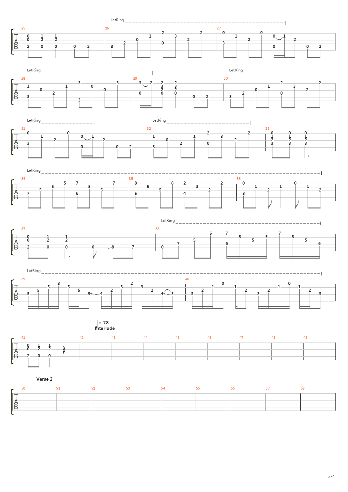 Stairway To Heaven吉他谱