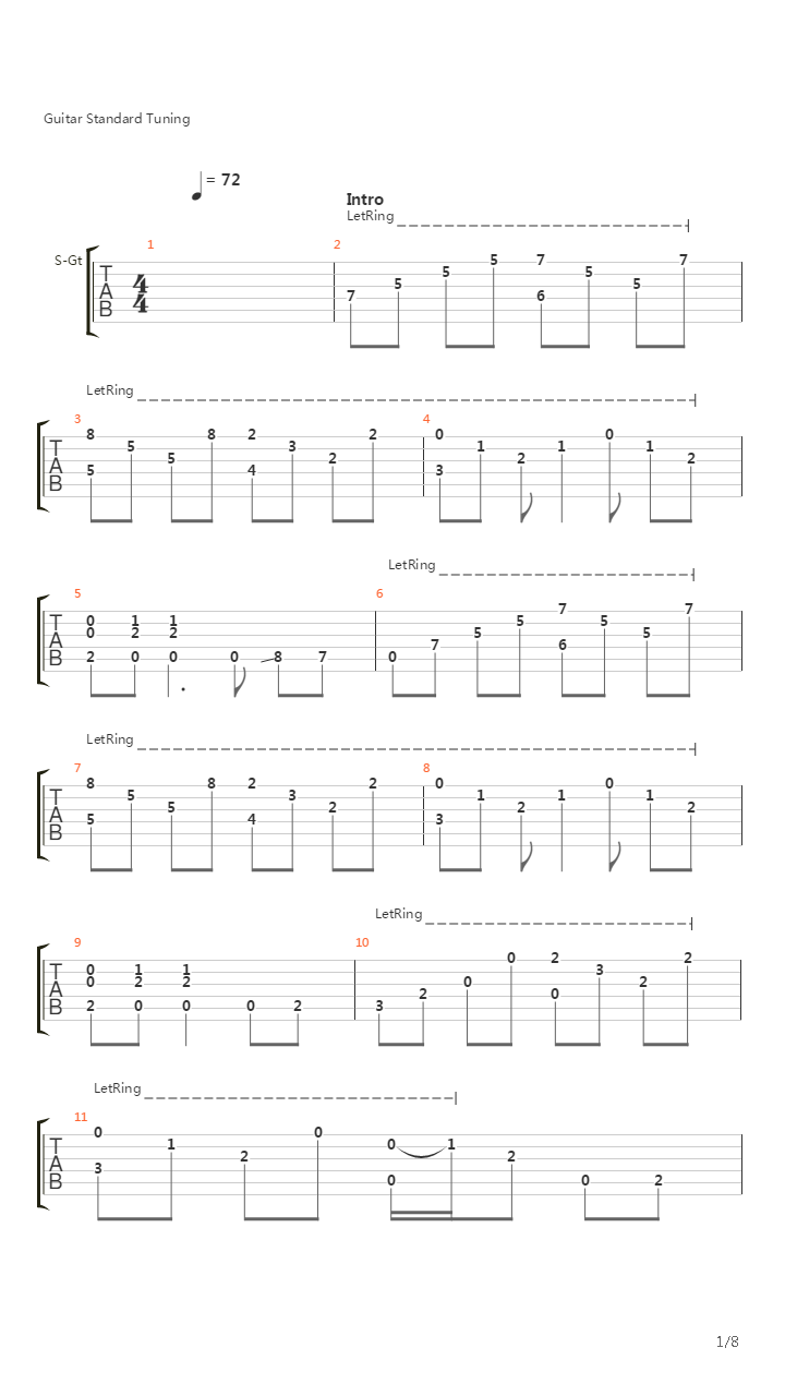 Stairway To Heaven吉他谱