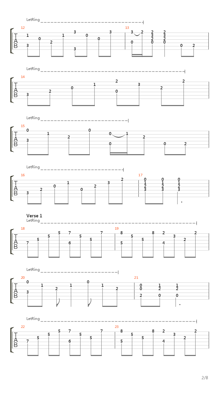 Stairway To Heaven吉他谱