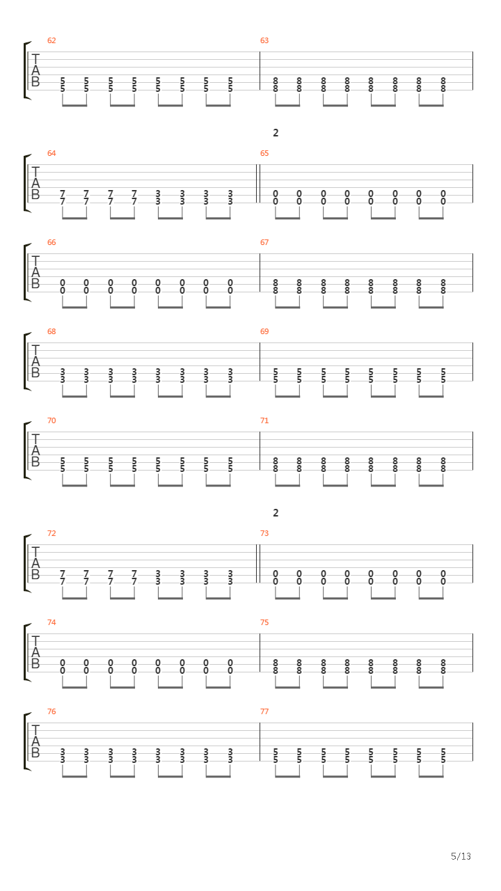 Instrumental Asylum吉他谱