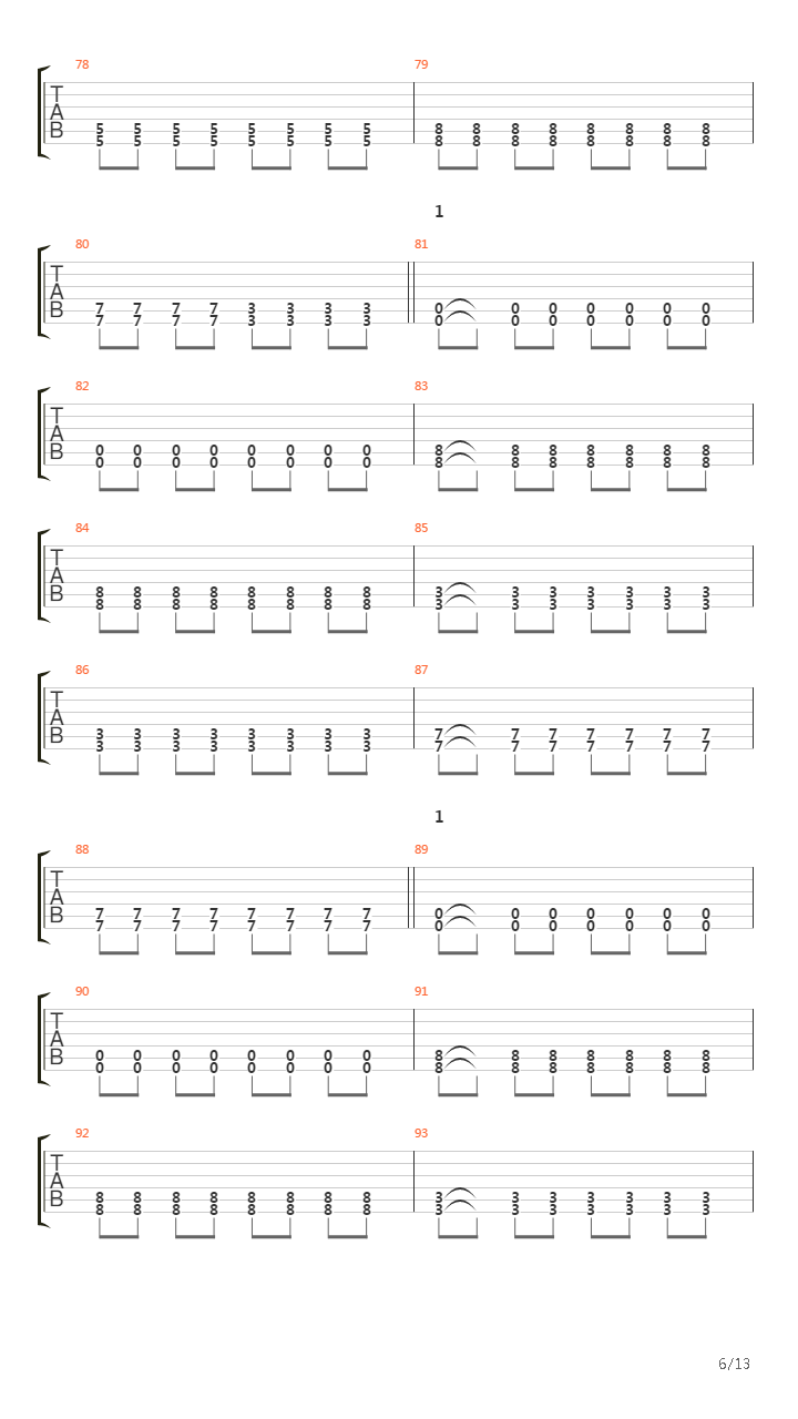 Instrumental Asylum吉他谱