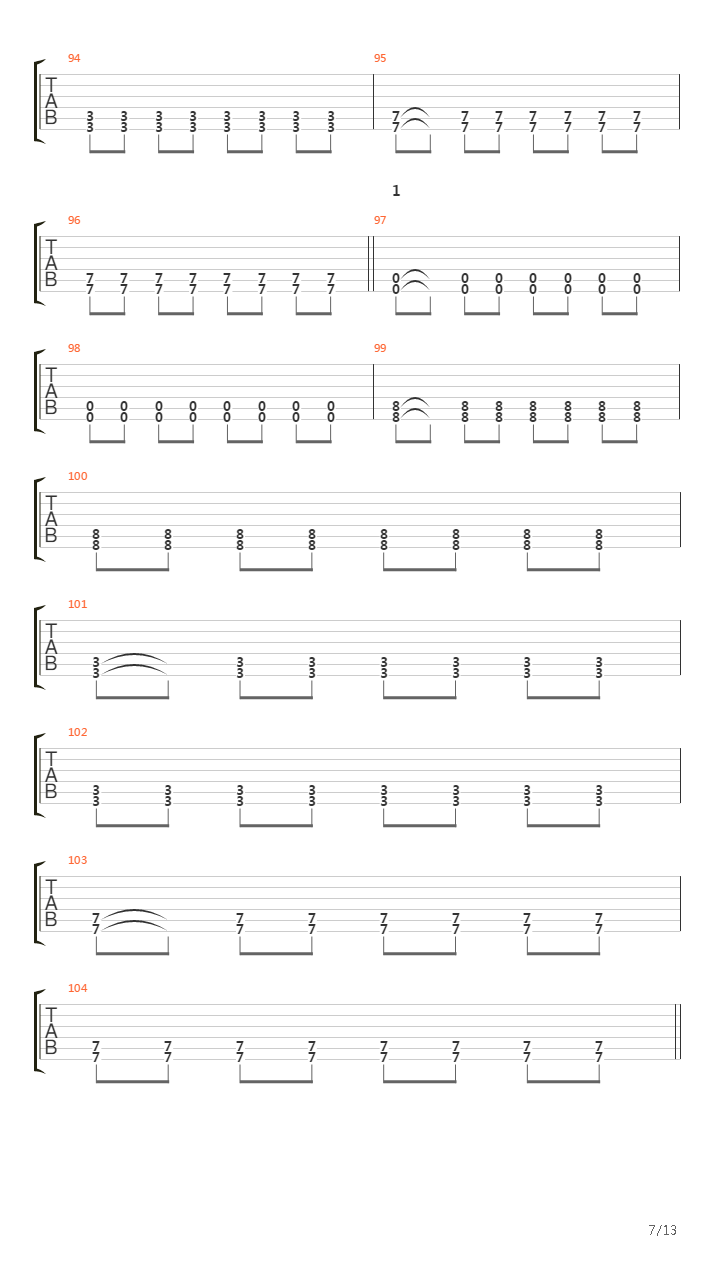 Instrumental Asylum吉他谱