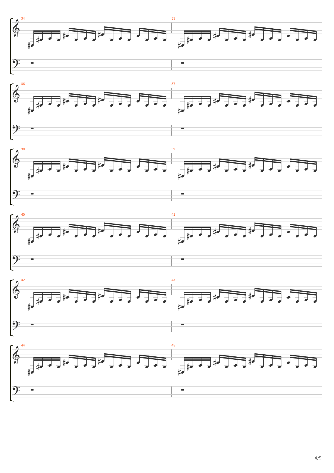 Across The Line吉他谱