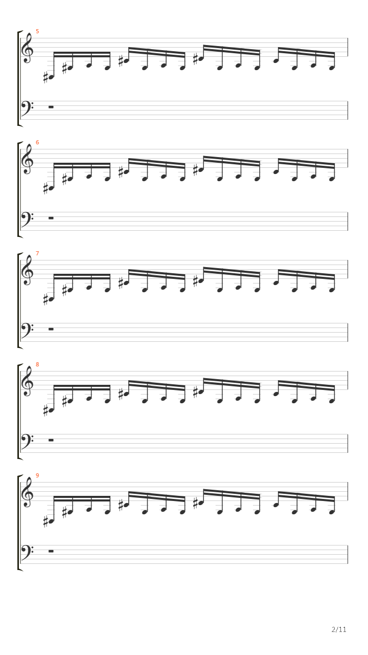 Across The Line吉他谱