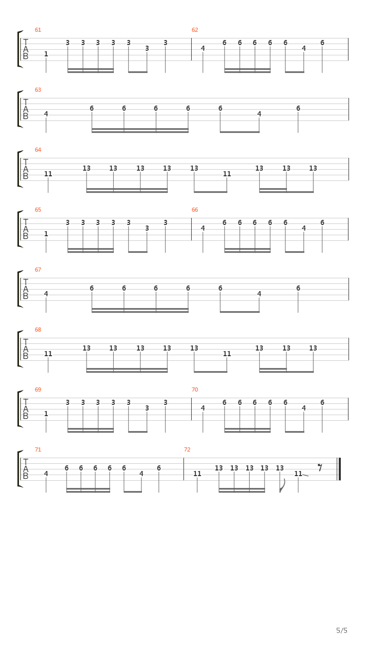 Jerusalem吉他谱