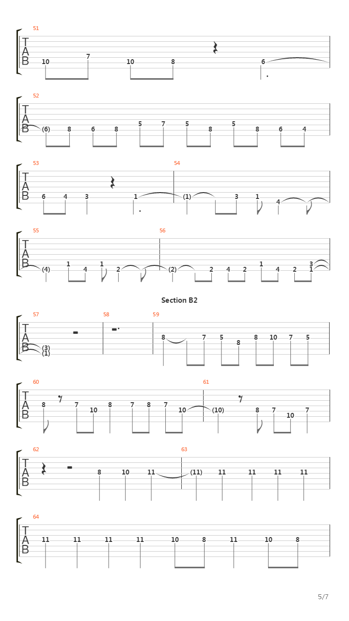 Bolero吉他谱