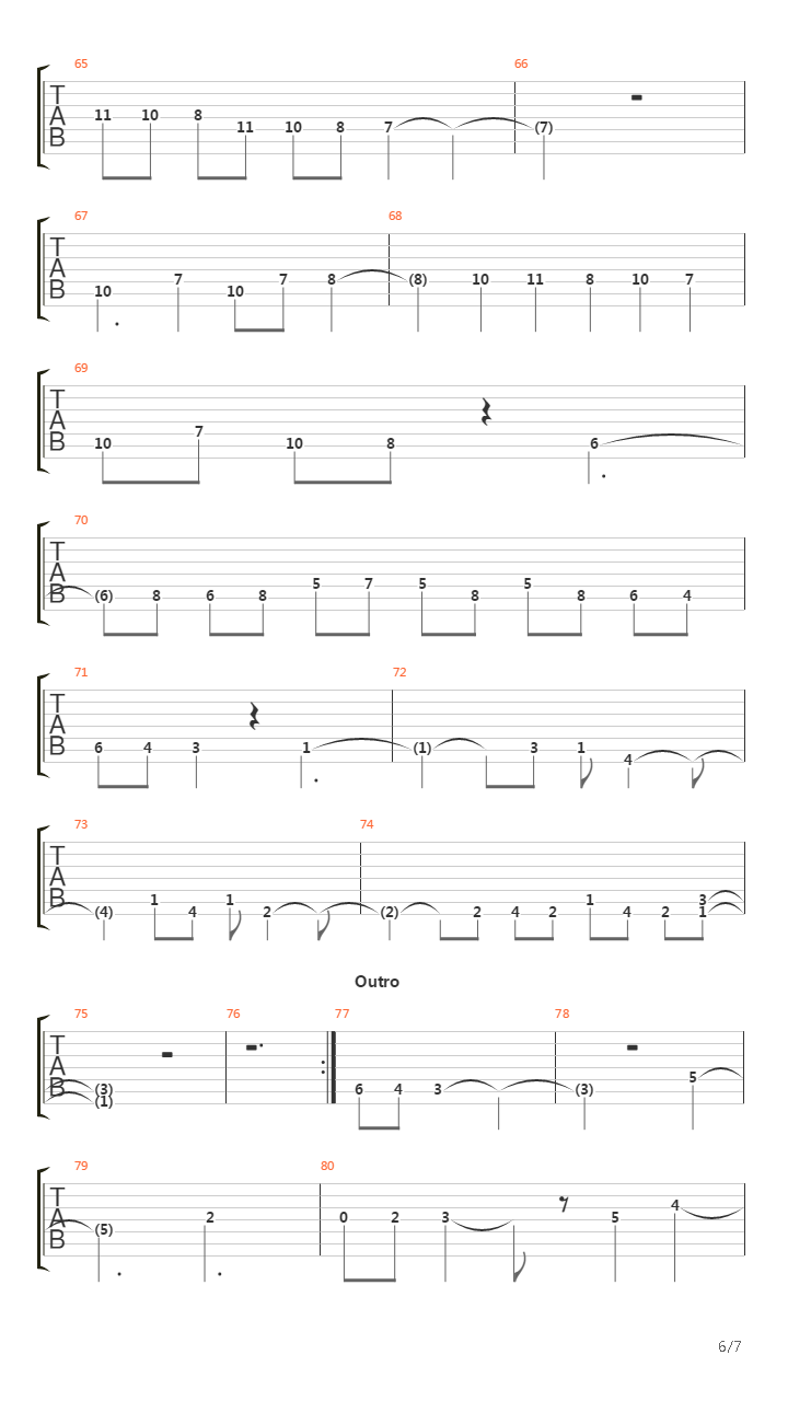 Bolero吉他谱