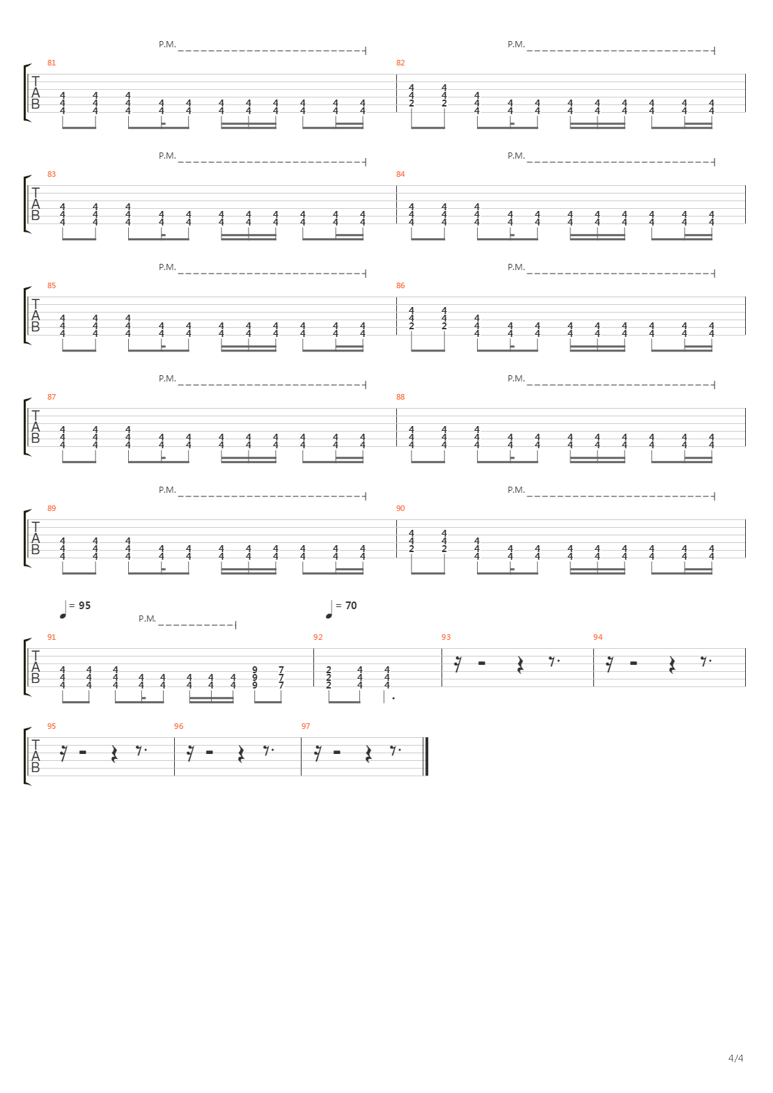 Same Old Song吉他谱