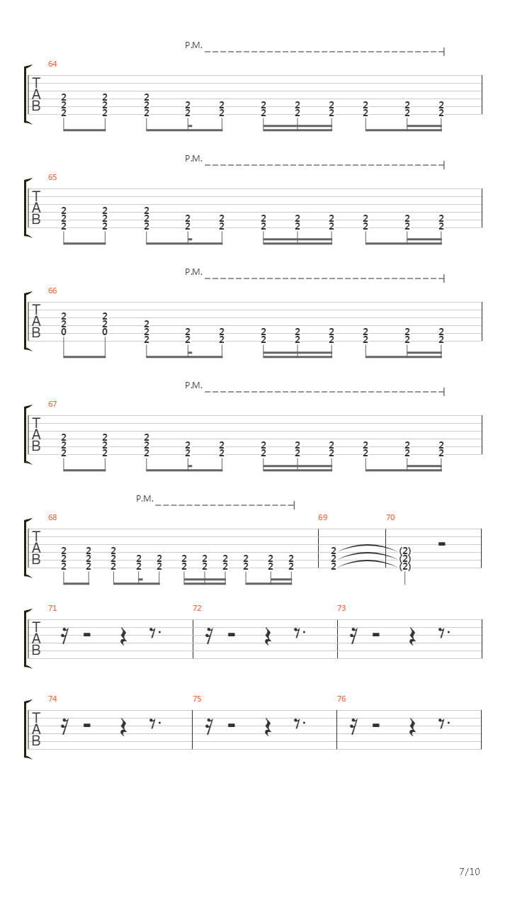 Same Old Song吉他谱