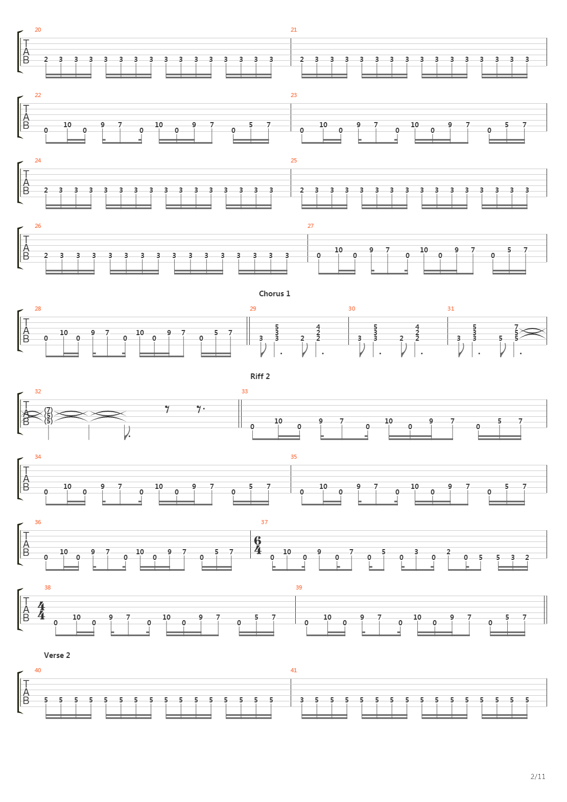 A Light In The Black吉他谱