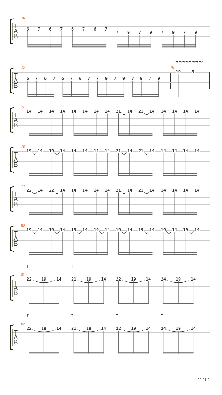 Shroud Of Gloom吉他谱