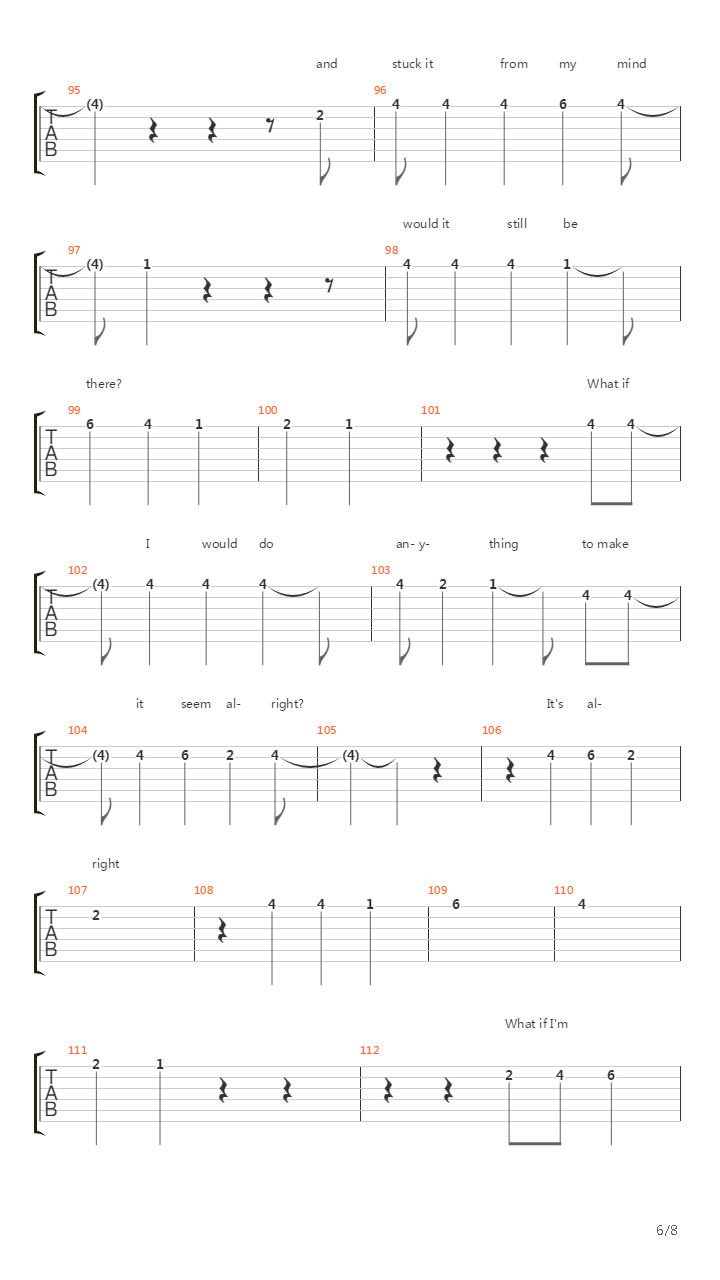 Blind吉他谱