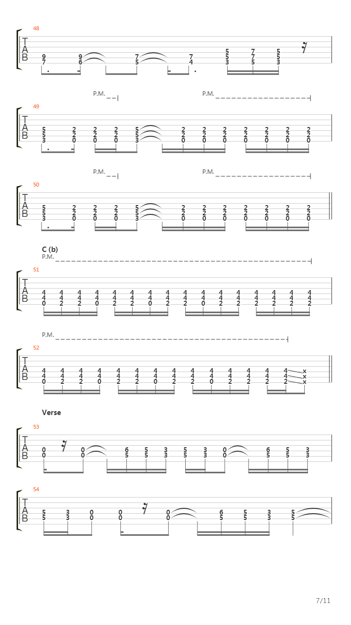 Dead And Bloated吉他谱