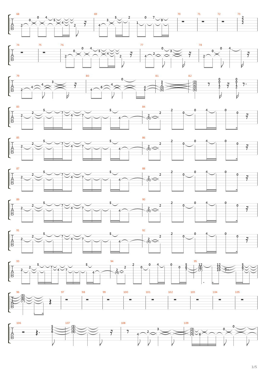 Atrapados En La Red吉他谱