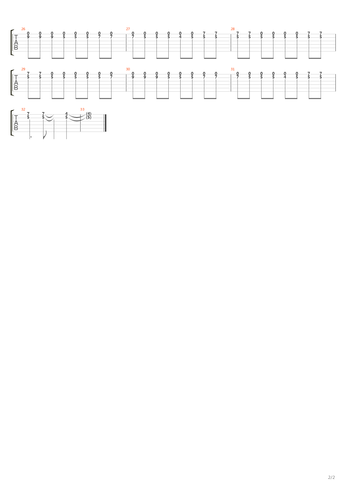 States And Minds吉他谱