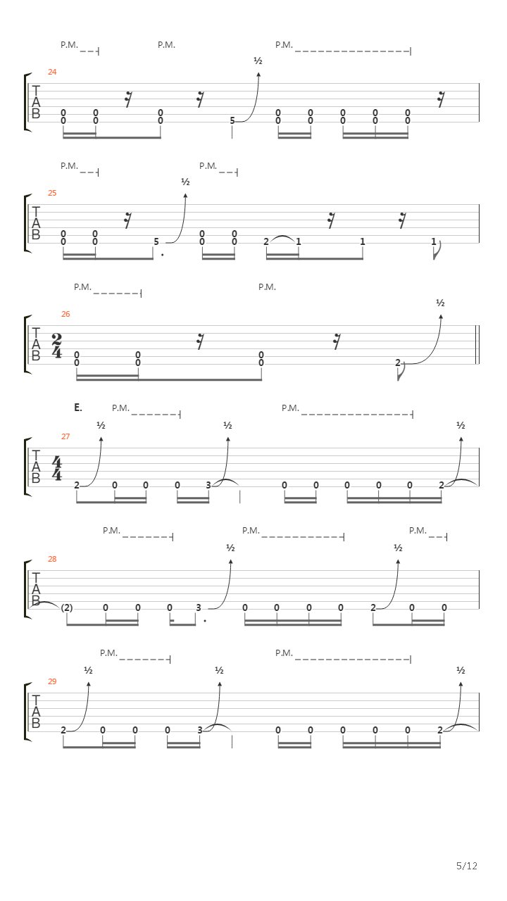 Maudlin吉他谱