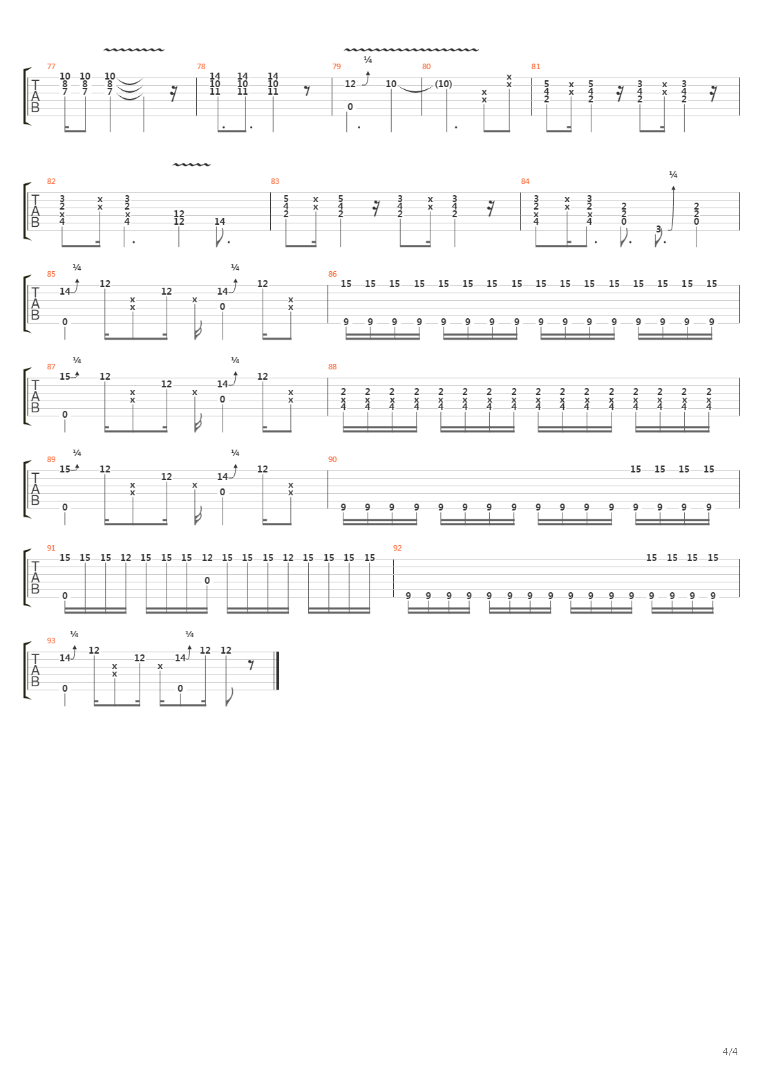 Back in Black (Fingerstyle)吉他谱