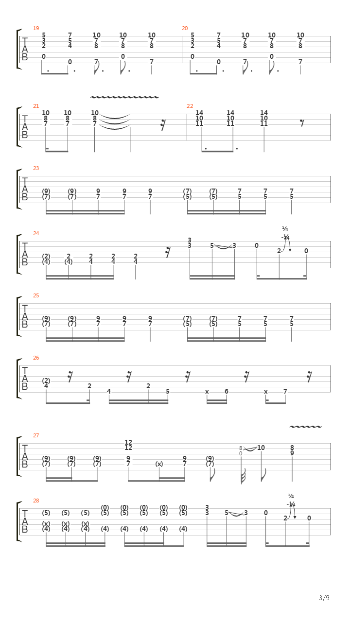 Back in Black (Fingerstyle)吉他谱