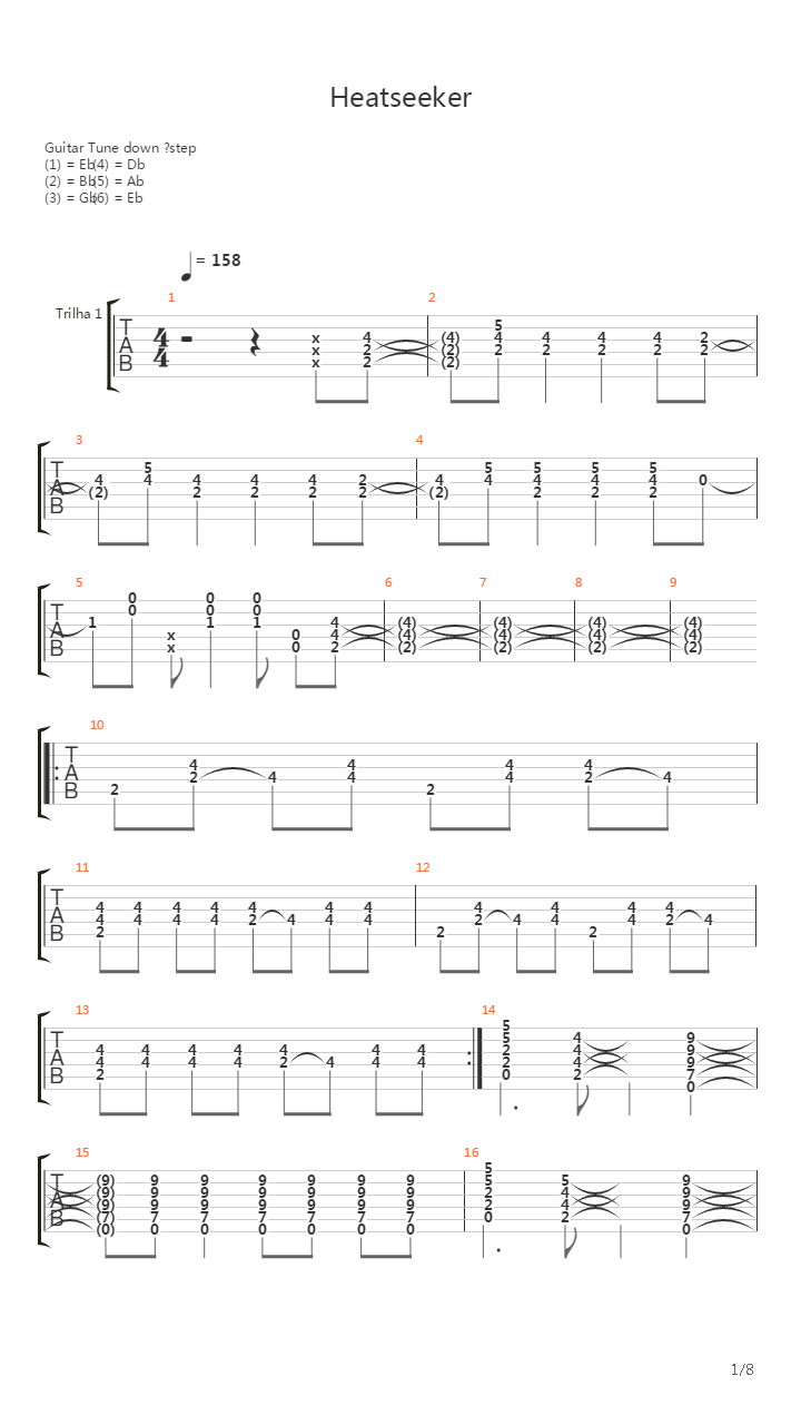 Heatseeker吉他谱
