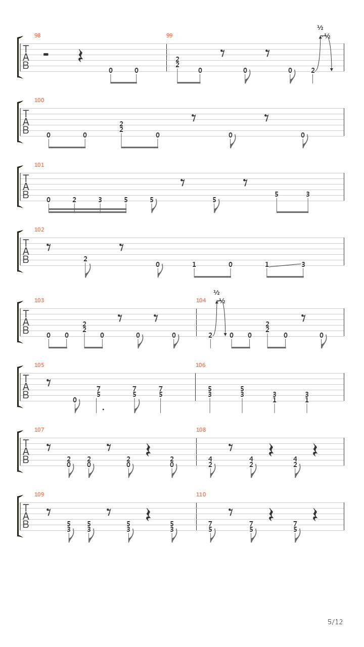 The Strangless Violin吉他谱