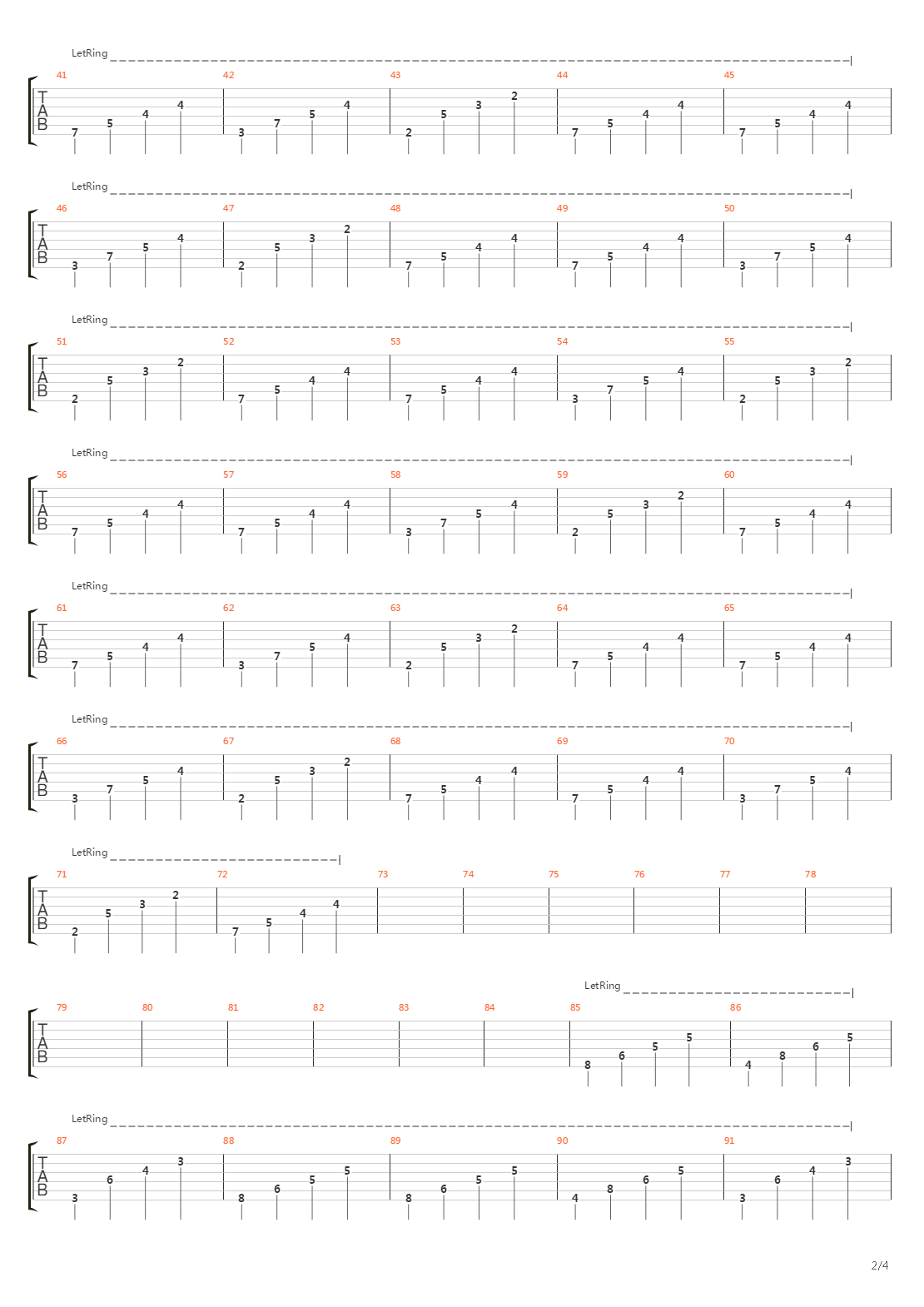 Confessa (Сover)吉他谱