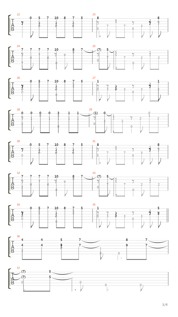 Il Tempo Se Ne Va吉他谱