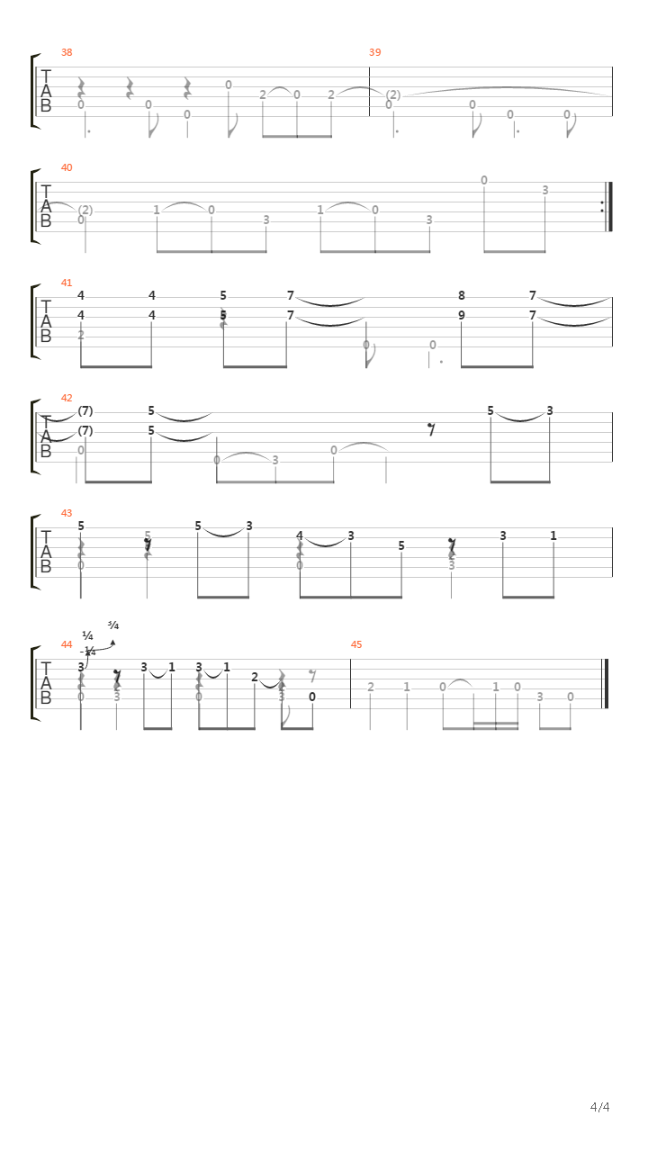 Il Tempo Se Ne Va吉他谱