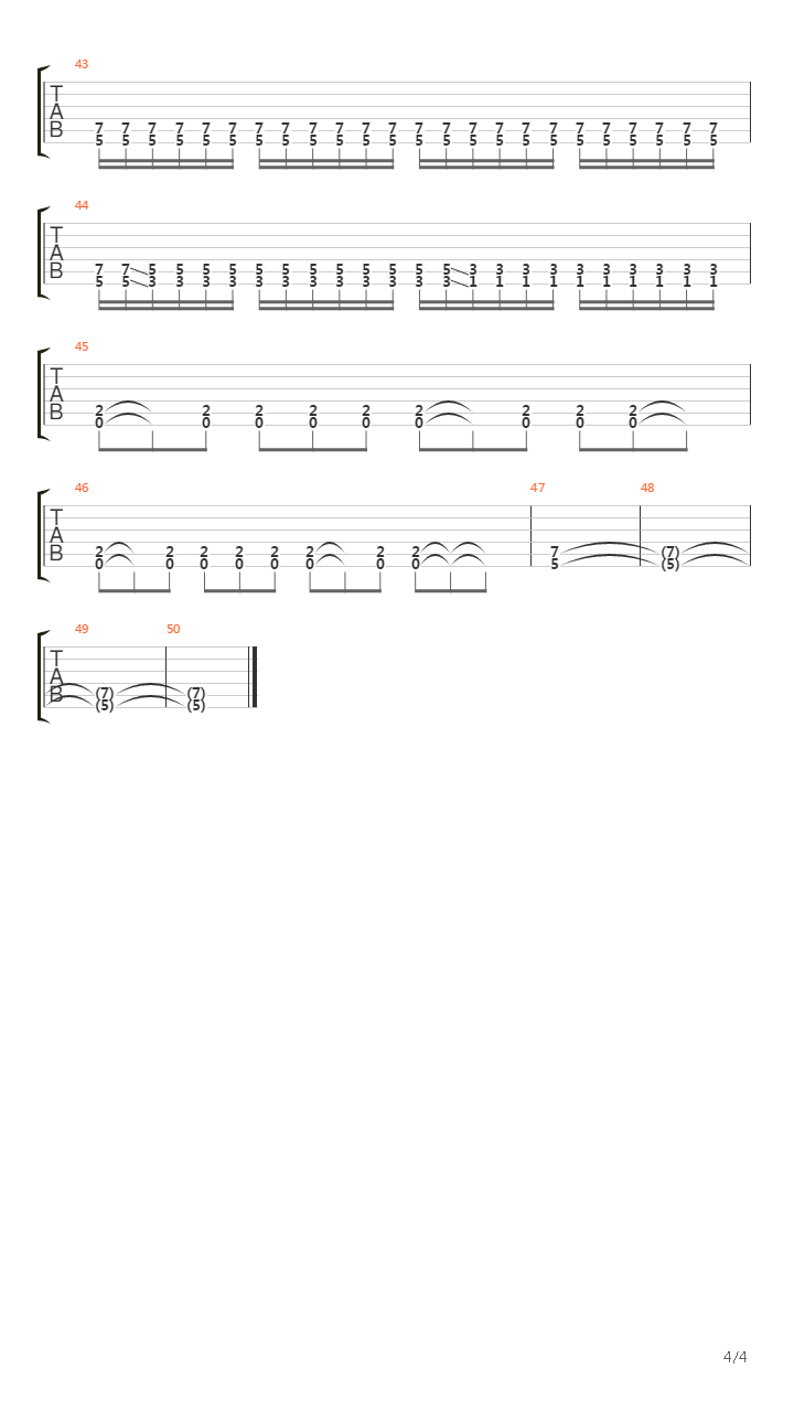 Intro吉他谱