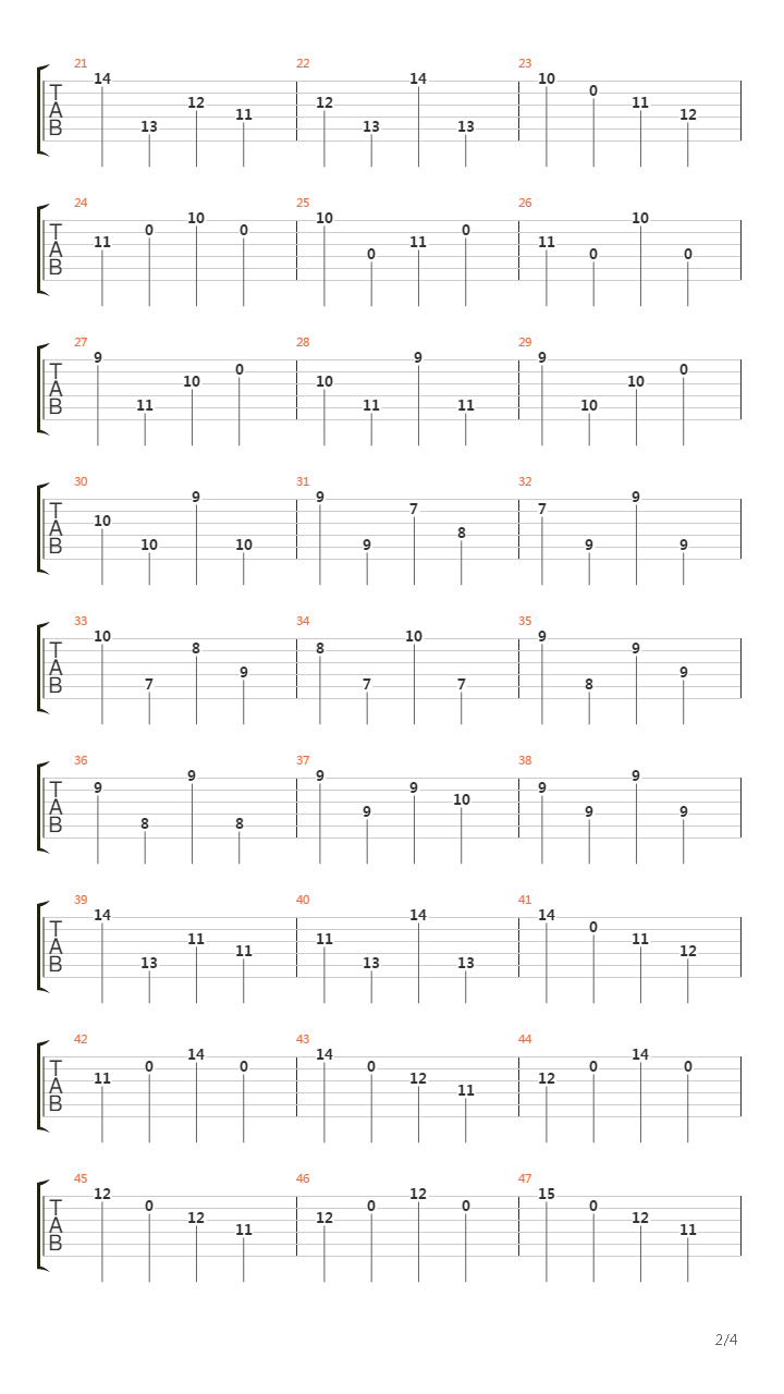 La Catedral吉他谱