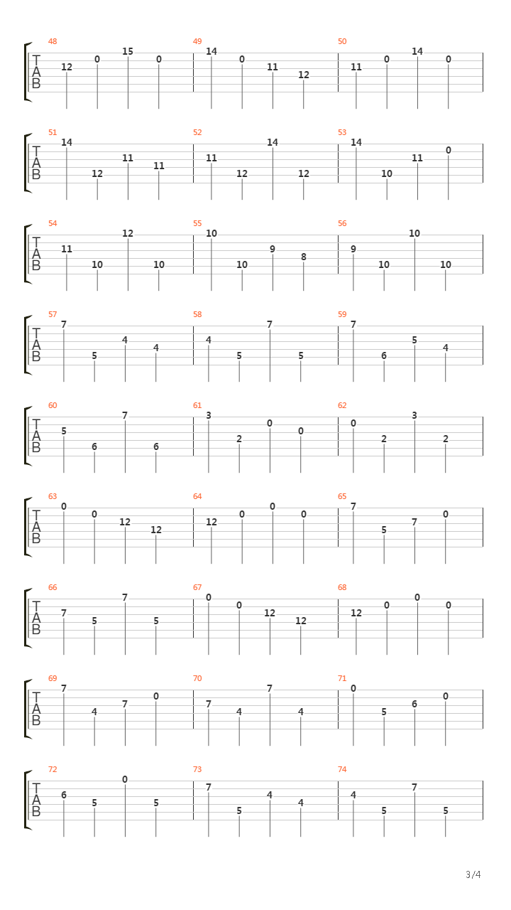 La Catedral吉他谱