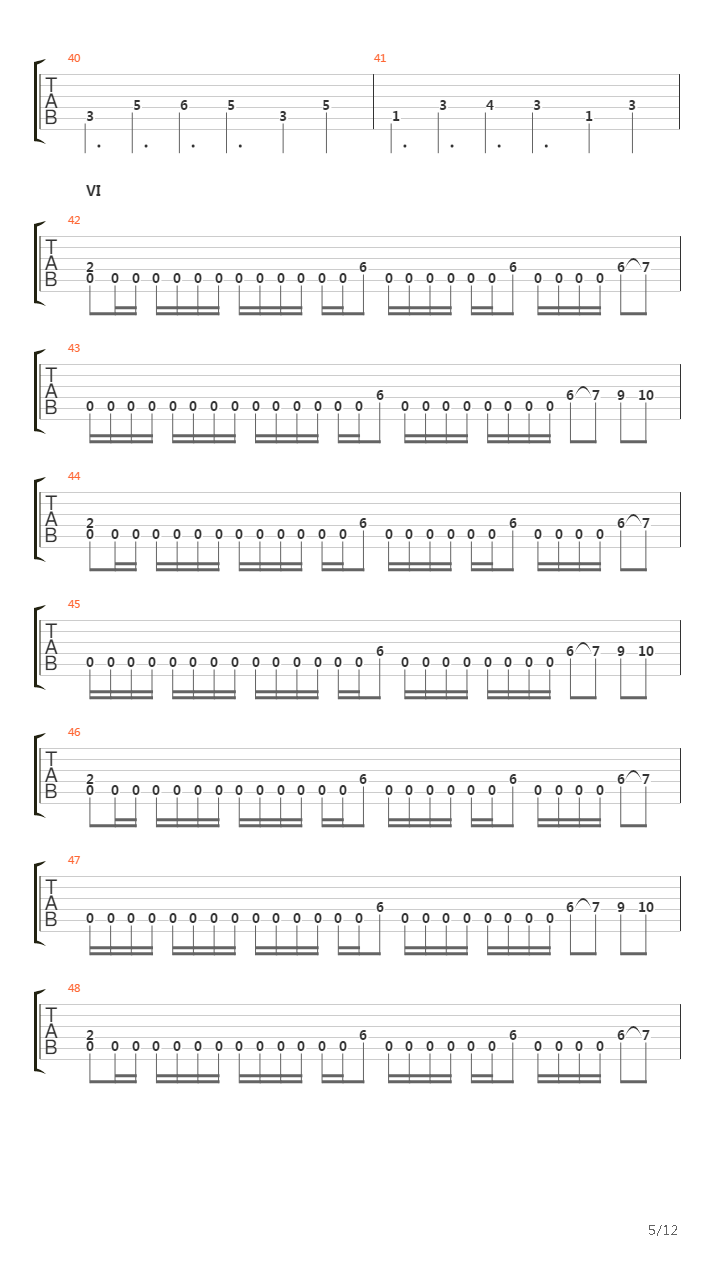 Verdelet吉他谱