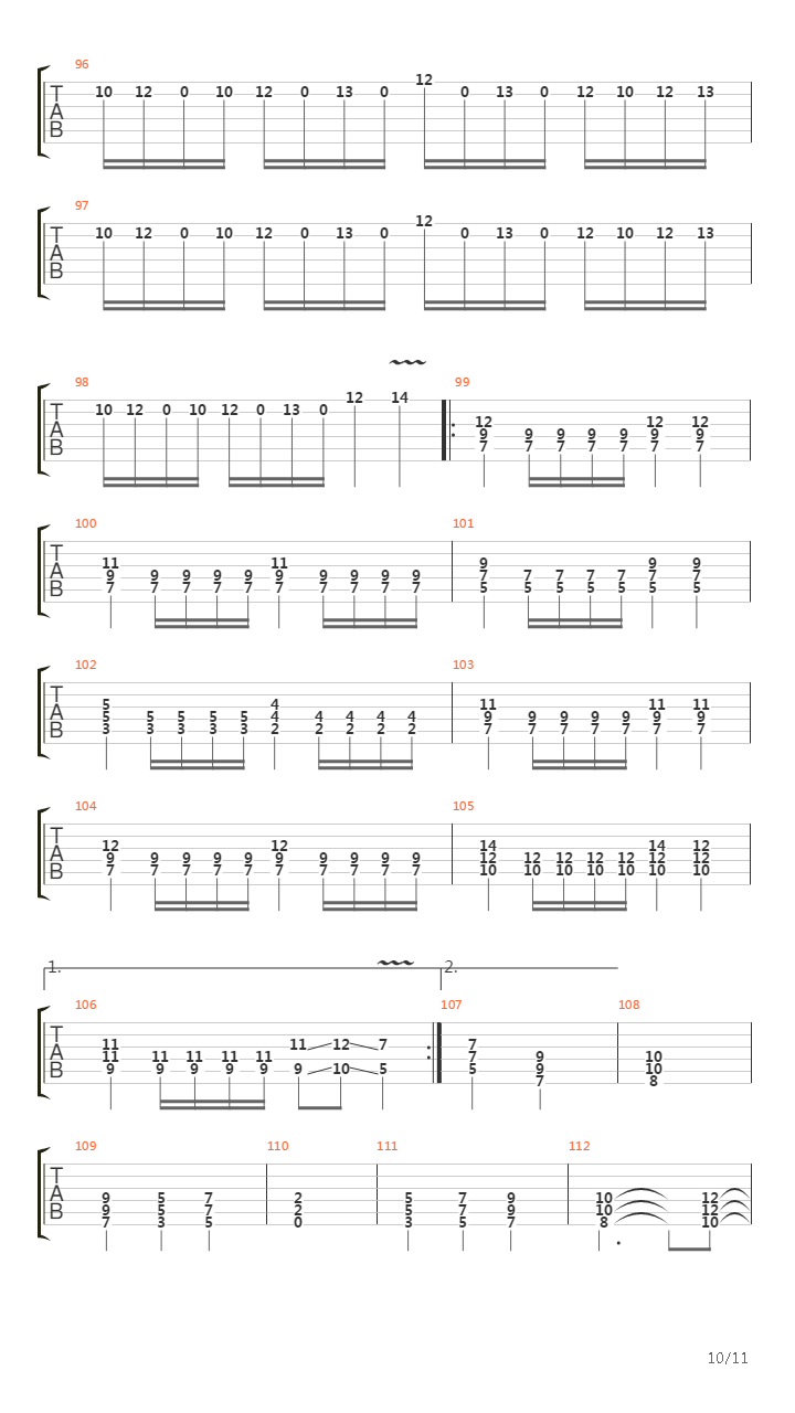 Meteor吉他谱