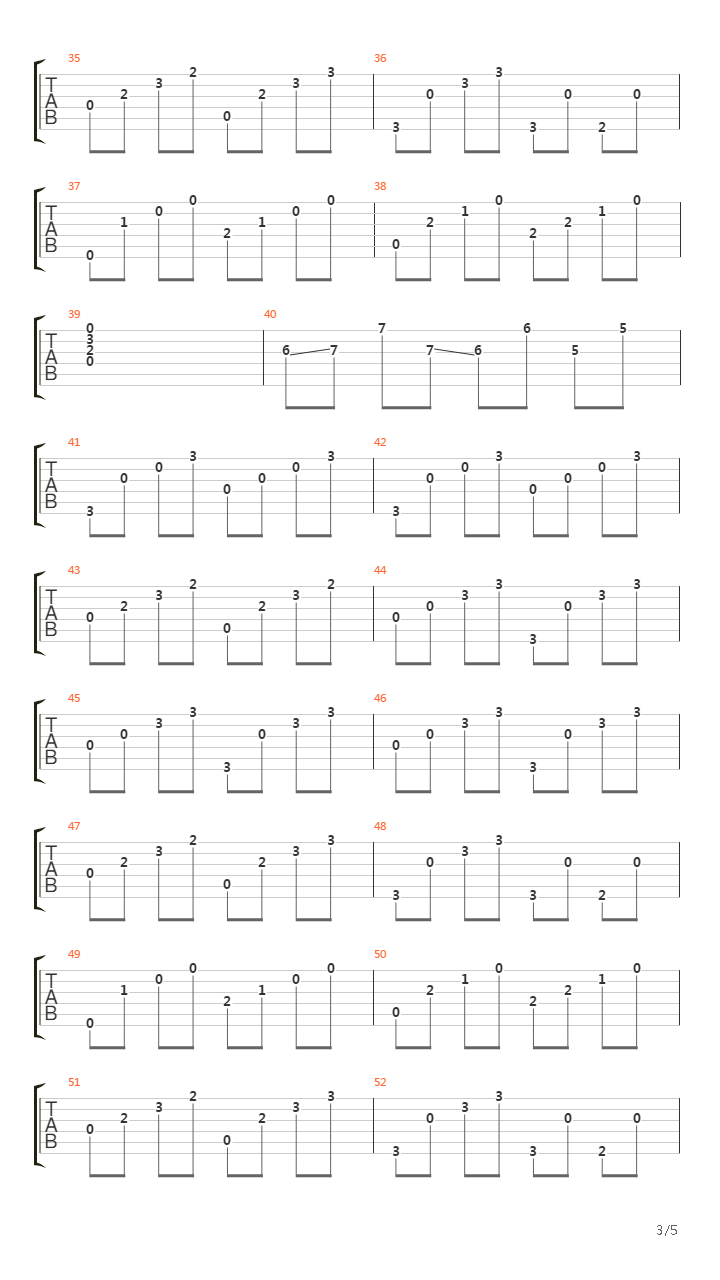 S'asseoir par Terre吉他谱