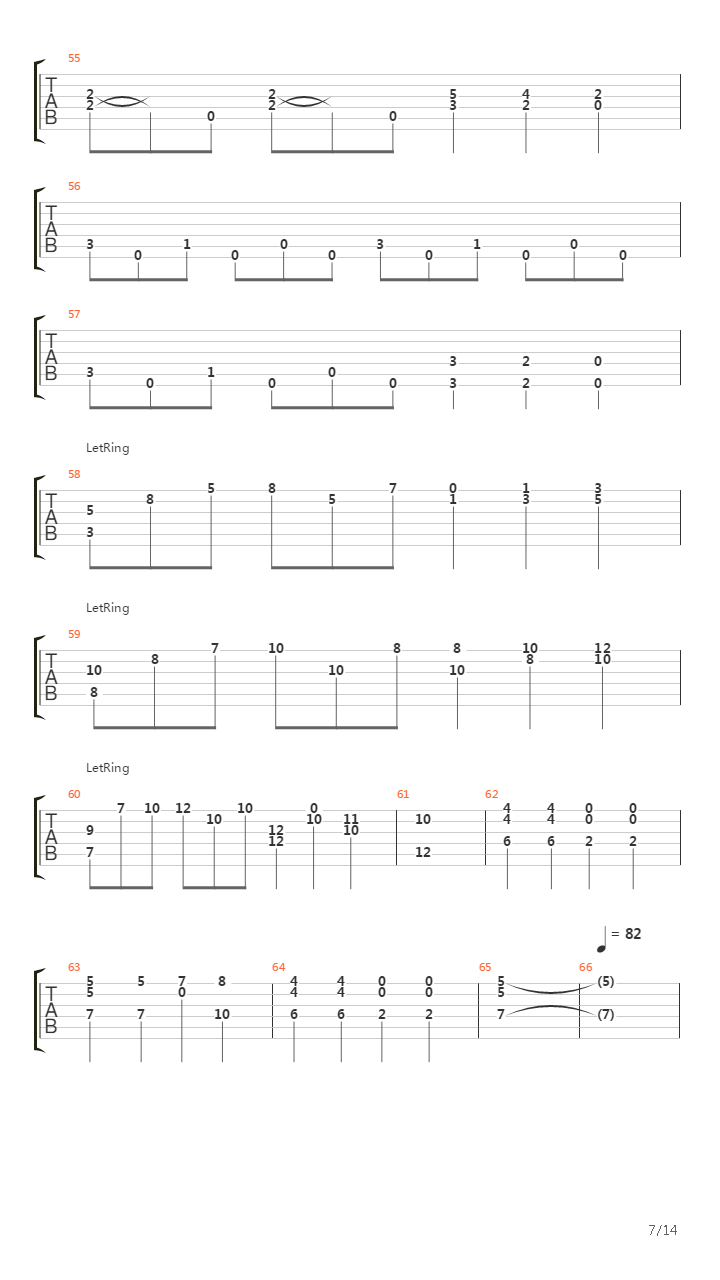 The Betrayer's Song吉他谱