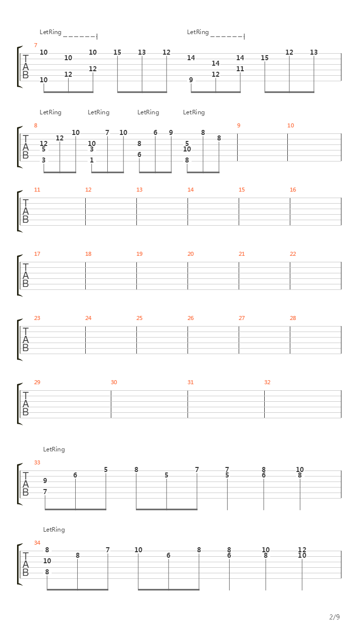 The Betrayer's Song吉他谱