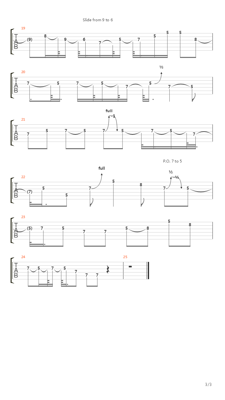 Going Home (intro solo)吉他谱