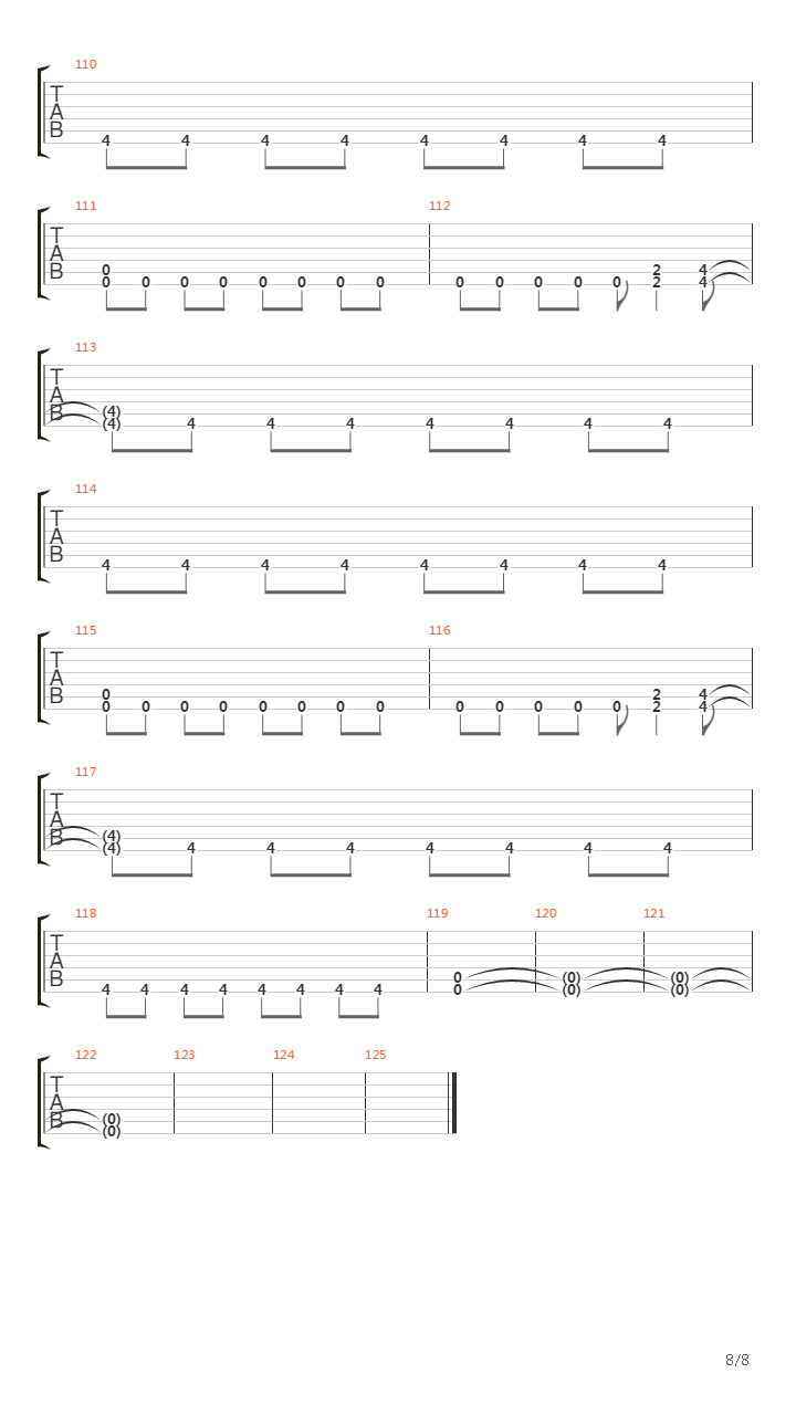 2 жизни吉他谱